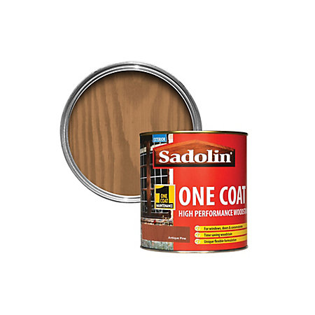 Sadolin Antique pine Semi-gloss Wood stain 1L | Departments | DIY at B&Q
