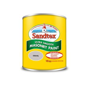 Image of Sandtex Ultra smooth Gravel Masonry paint 0.15L Tester pot