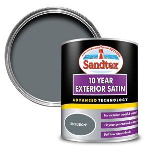 Image of Sandtex 10 year Seclusion Satin Metal & wood paint 2.5