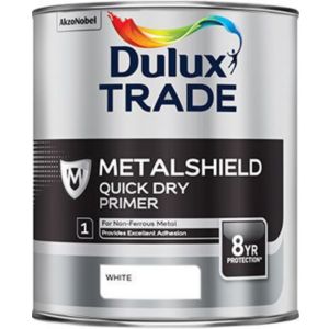 Image of Dulux Trade One coat White Metal Matt Primer 1L