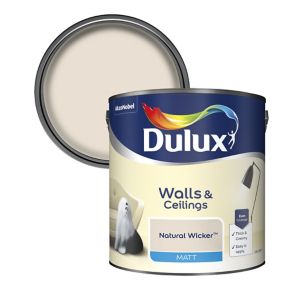 Image of Dulux Natural wicker Matt Emulsion paint 2.5L