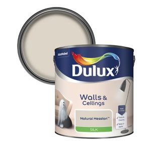 Image of Dulux Natural hessian Silk Emulsion paint 2.5L