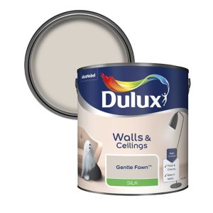 Image of Dulux Gentle fawn Silk Emulsion paint 2.5