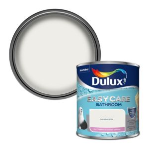 Image of Dulux Easycare Washable & tough Pure brilliant white Soft sheen Emulsion paint 1L