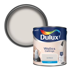 Image of Dulux Neutrals Just walnut Matt Emulsion paint 2.5L