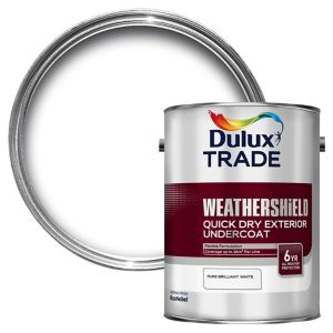 Image of Dulux Trade Pure brilliant white Wood Undercoat 1L
