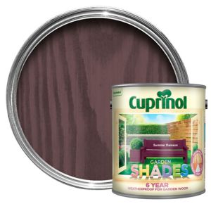 Image of Cuprinol Garden shades Summer damson Matt Wood paint 2.5
