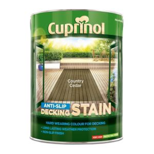 Image of Cuprinol Country cedar Matt Slip resistant Decking Wood stain 5L