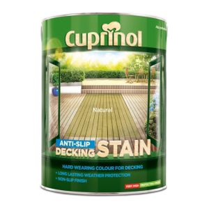 Image of Cuprinol Natural Matt Slip resistant Decking Wood stain 5L