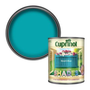 Image of Cuprinol Garden shades Beach blue Matt Wood paint 1