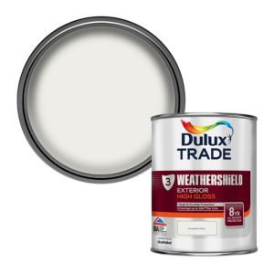 Image of Dulux Trade Pure brilliant white Gloss Multi-surface paint 1L