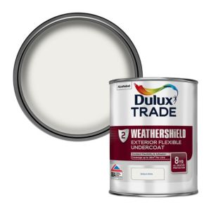 Image of Dulux Trade Weathershield Brilliant white Metal & wood Undercoat 1L