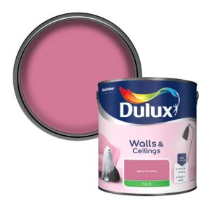 Image of Dulux Berry smoothie Silk Emulsion paint 2.5L