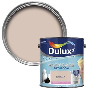 Image of Dulux Easycare Bathroom Soft stone Soft sheen Emulsion paint 2.5L