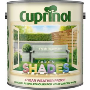 Image of Cuprinol Garden shades Fresh rosemary Matt Wood paint 2.5