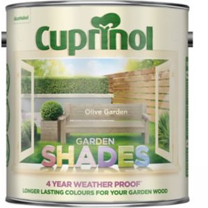 Image of Cuprinol Garden shades Olive garden Matt Wood paint 2.5
