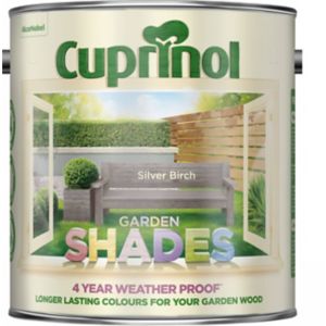 Image of Cuprinol Garden shades Silver birch Matt Wood paint 2.5L