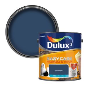 Image of Dulux Easycare Sapphire salute Matt Emulsion paint 2.5L