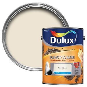 Image of Dulux Easycare Natural calico Matt Emulsion paint 5L