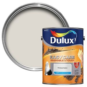 Image of Dulux Easycare Polished pebble Matt Emulsion paint 5L
