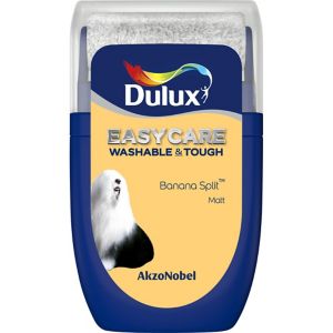 Image of Dulux Easycare Banana split Matt Emulsion paint 0.03L Tester pot