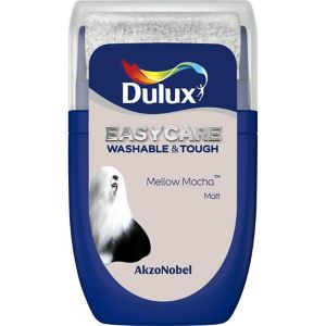Image of Dulux Easycare Mellow mocha Matt Emulsion paint 0.03L Tester pot