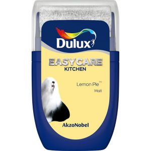 Image of Dulux Easycare Lemon pie Matt Emulsion paint 0.03L Tester pot