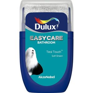 Image of Dulux Easycare Teal touch Soft sheen Emulsion paint 0.03L Tester pot