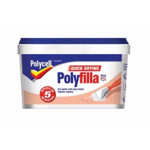 Image of Polycell Quick dry White Ready mixed Filler 600g