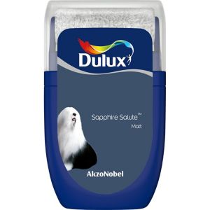 Image of Dulux Standard Sapphire salute Matt Emulsion paint 0.03L Tester pot