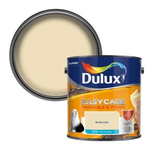 Image of Dulux Easycare Buttermilk Matt Emulsion paint 2.5L