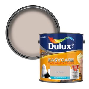 Image of Dulux Easycare Malt chocolate Matt Emulsion paint 2.5L
