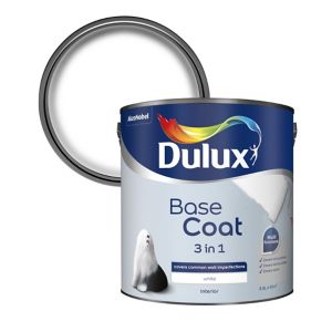 Image of Dulux 3-in-1 White Multi-surface Basecoat 2.5L