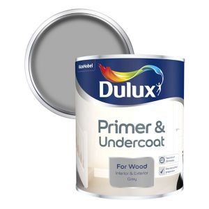 Image of Dulux Grey Wood Primer & undercoat 0.75L