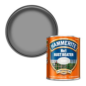 Image of Hammerite Rust beater Grey Metal Primer 0.75L