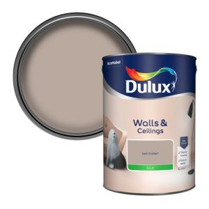 Image of Dulux Soft truffle Silk Emulsion paint 5L
