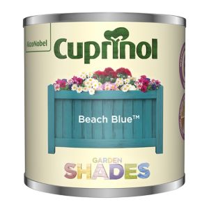 Image of Cuprinol Garden shades Beach Blue Matt Wood paint 125ml Tester pot
