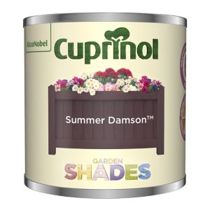 Image of Cuprinol Garden shades Summer Damson Matt Wood paint 125ml Tester pot