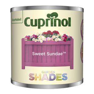 Image of Cuprinol Garden shades Sweet Sundae Matt Wood paint 125ml Tester pot