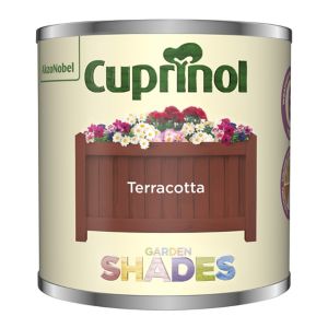 Image of Cuprinol Garden shades Terracotta Matt Wood paint 125ml Tester pot