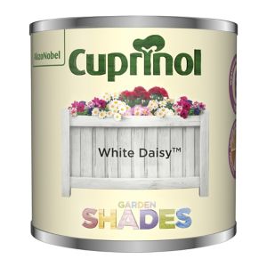 Image of Cuprinol Garden shades White Daisy Matt Wood paint 125ml Tester pot