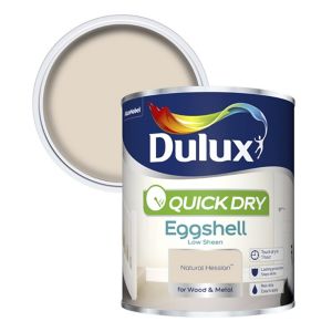 Image of Dulux Quick dry Natural hessian Eggshell Metal & wood paint 0.75L