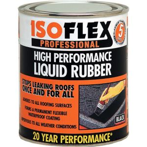 Image of Isoflex Black Roofing waterproofer 0.75L Tin