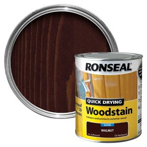 Image of Ronseal Walnut Satin Wood stain 0.75L