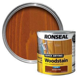 Image of Ronseal Antique pine Satin Wood stain 2.5