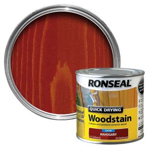 Image of Ronseal Mahogany Satin Wood stain 0.25L