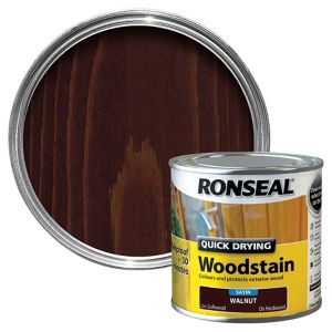 Image of Ronseal Walnut Satin Wood stain 0.25L