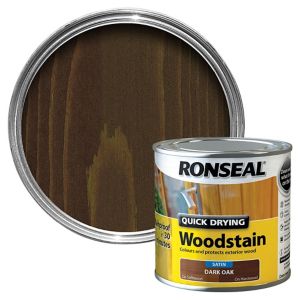 Image of Ronseal Dark oak Satin Wood stain 0.25L
