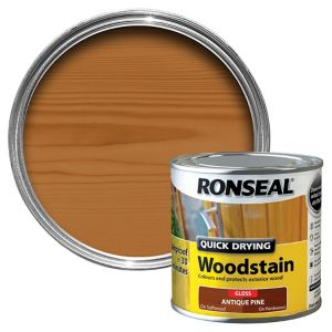 Image of Ronseal Antique pine Gloss Wood stain 0.25L