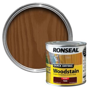 Image of Ronseal Teak Gloss Wood stain 0.25L